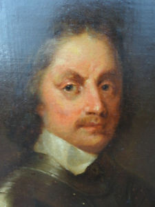 Museum Quality English Provenance Oliver Cromwell Oil Painting