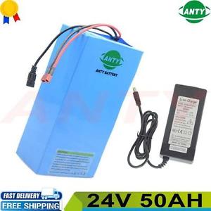 24v eBike Battery 50ah 1000w (samsung 22p) Electric Scooter Battery 24v With 2A