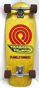 Vintage Powell Peralta Brite Lite Skateboard Deck 1978 RARE - Yellow/Red