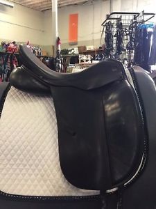 Albion Custom SLK Black 18.5" Dressage Saddle W -Tree