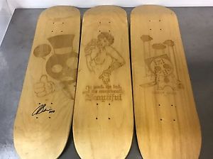 Lot Of 3 Corey Davis City Of Ink Custom Skateboards Atlanta GA Inkmaster