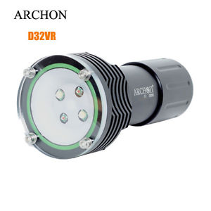 ARCHON D32VR 100M 4x LED Photograph Diving LED Flashlight