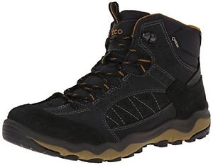 ECCO Ulterra Men's Scarpe da Arrampicata Alta, Uomo, Nero(Black/Black/Dried Toba