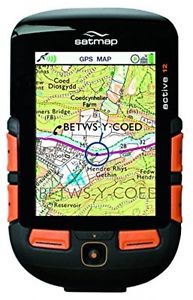 Satmap Active 12 Plus And Full GB Map Bundle Ultimate Sports GPS - Black/Orange