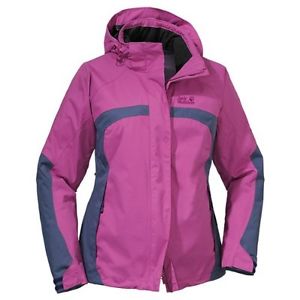 Viola - dalia (TG. XL) Jack Wolfskin Topaz II - Giacca impermeabile da donna, Vi