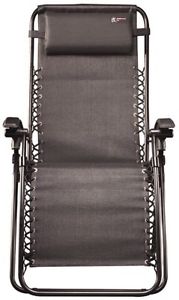 TravelChair Lounge Lizard Black Folding Recliner Chair