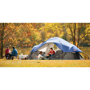 Coleman Tent 8-Person Red Canyon Tent 17 by 10 Feet With a 72-Inch Center Height