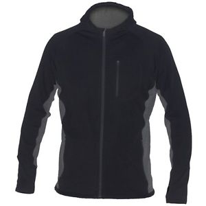 Minus33 Merino Wool 4080 Trailblazer Midweight Full Zip Hoody Black/Charcoal