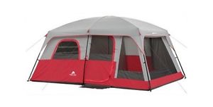 2 Room Tent Cabin 10-person Waterproof Rainfly Camping Hiking Outdoor Tents Bag