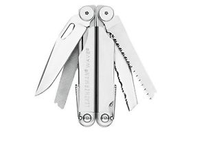 New Stainless Leatherman Wave Multi Tool Leather Sheet Nylon Kit Charge, Pocket