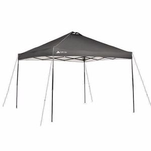 Ozark Trail 10' x 10' x 112" Instant Canopy, Dark Grey Tent Gazebo