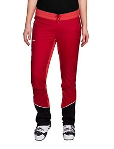 VAUDE pantaloni da donna Bormio Touring  Rosso Rosso indiano 42