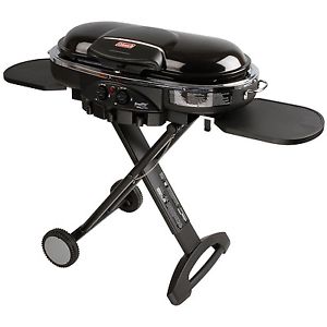 Coleman Portable 2-Burner TailGate Camping Propane Grill Side Tables Easy Light