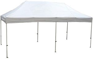 Canopy 10x20 Heavy Duty Outdoor White Polyester Water Resistant Collapsible