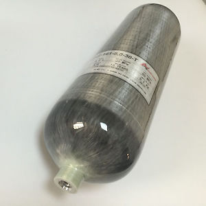 9L fully wraped carbon fiber cylinder for breathing paintball bottle refilling E