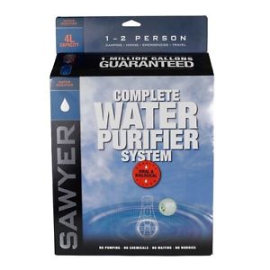 Sawyer Complete 4-Liter Dual Bag Water Purifier Filter System SP194 New In Box