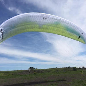 USED Ozone Viper 3 Power Glider for Paramotoring, Powered Paraglider Green, 22m