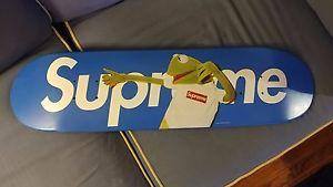 2008 Supreme x Terry Richardson Kermit Skateboard Deck Blue