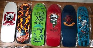 Bones Brigade Series 1 Hawk, McGill, Cab, Mullen, Mountain, Guerrero Deck Set