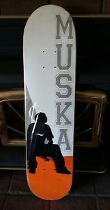 1997 Shortys Chad Muska Silhouette Orange Vintage Skateboard Deck NOS Rare! SMA