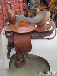 Circle Y Show Saddle 16" Used Good Condition Wide Tree 4-H Open Shows
