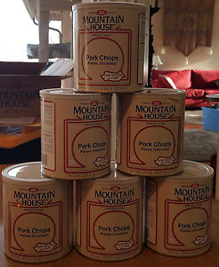 Mountain House Freeze Dried Pork Chops, 6 cans  Center Cut Ships Free