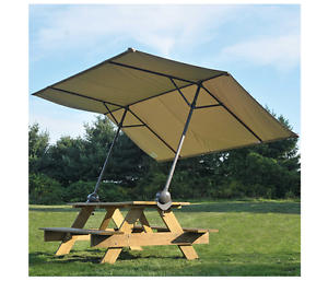 Quick Clamp Canopy™ Tilt-Mount in Bronze,Tent,Shade,Sun,Protection,Rain,Spring