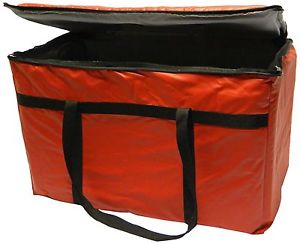 Phoenix 13-Inch by 22-Inch by 10-Inch Insulated delivery bags Red