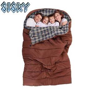 Bag Portable Envelope 3 Persons Sleeping Cotton Bag For Outdoor Family Travel