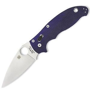 Spyderco C101GPDBL2 Manix 2, G-10 Dark Blue