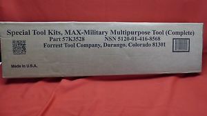 MAX MILITARY  MULTIPURPOSE TOOL NSN 5120-01-416-8568 MADE USA