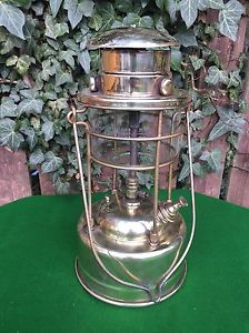 All Brass Pork Pie Tilley x246 Paraffin Pressure Oil Lamp Tilly lantern