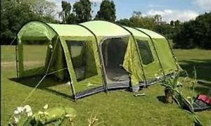 Vango Nadina xl tent pitched in garden but unused