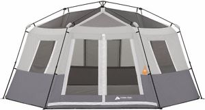 8-Person Instant Hexagon Cabin Tent Trail 2-Minute-Setup Camping No Asssembly