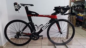 BMC TM01 TIMEMACHINE Ultegra DI2 11 speed TeamRed Triathalon race bike Medium -L