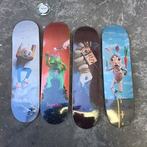 Supreme Mike Hill Deck Set Of 4 IN HAND skateboards