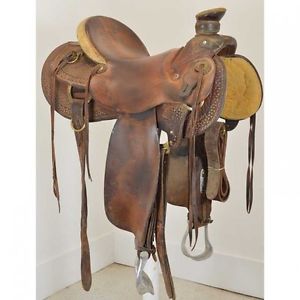 Used 15.5" Billy Cook Maker Wade Ranch Saddle Code: C155BCOOKWADE