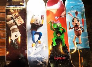 Supreme Mike Hill Skateboard Set Of 4 In Hand!!