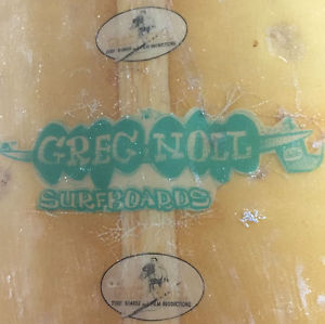 vintage longboards greg noll ,  1950s film logo 50% off retail