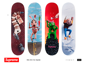 Supreme Mike Hill Deck SET (Set of 4) SS'17 ORDER CONFIRMED