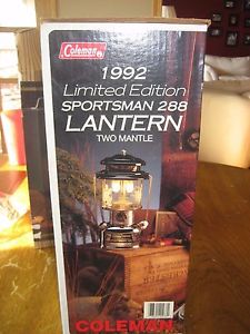 COLEMAN 1992 SPORTSMAN 288 LANTERN NEW IN BOX NO RESERVE WOW LOOK HERE