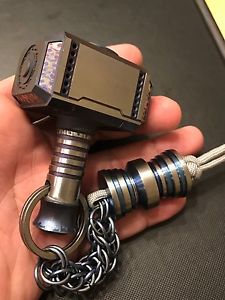 EDC GEAR LARGE ENGRAVED AND ANO MJOLNIR HAMMER BY METALWORN