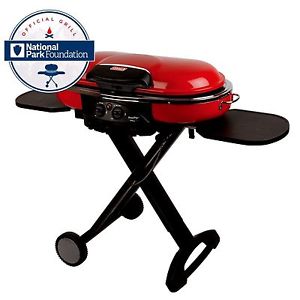 ROADTRIP LXE GRILL Collapsible Stand and Wheels Instastart Cast Iron Grills