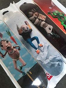 SUPREME X MIKE HILL SKATEBOARD SKATE BOARD SET OF 4 LIMITED