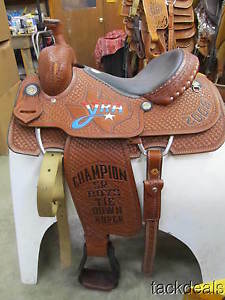 Double J Roping Saddle New Never Used 14 1/2