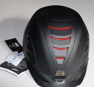 GPA SPEED AIR 4S REDLINE HELMET - Black/Red - Size 58 7 1/8 ~ MSRP $799