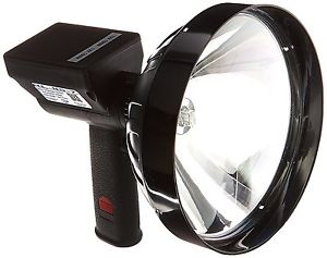 5 Million Candlepower Handheld Rechargeable Spotlight - 100W Halogen - Spot / -