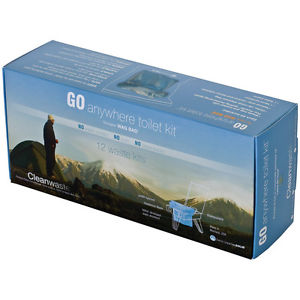 Cleanwaste Go Anywhere Waste Kit 100 Pk D007W00 Hygiene and Sanitation