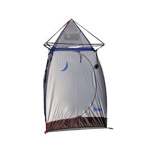 PahaQue Tepee Gray Blue Fiberglass Camping Tailgating Shower Outhouse Tent