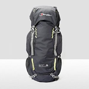 Berghaus Men's Ridgeway Rucksack - Carbon/Bright Lime, 75 L